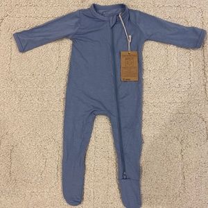 Kyte Baby Footed Sleeper 3-6 Months Slate